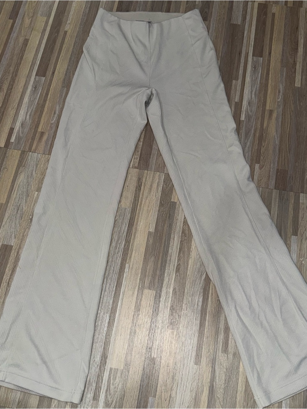Lululemon Women's Cream Wide-Leg Pants